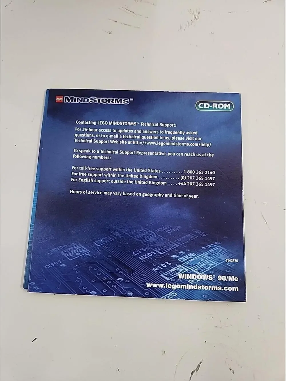 CDROM Software & Book #3804 LEGO Mindstorms ROBOTICS INVENTION SYSTEM 2.0 Disc